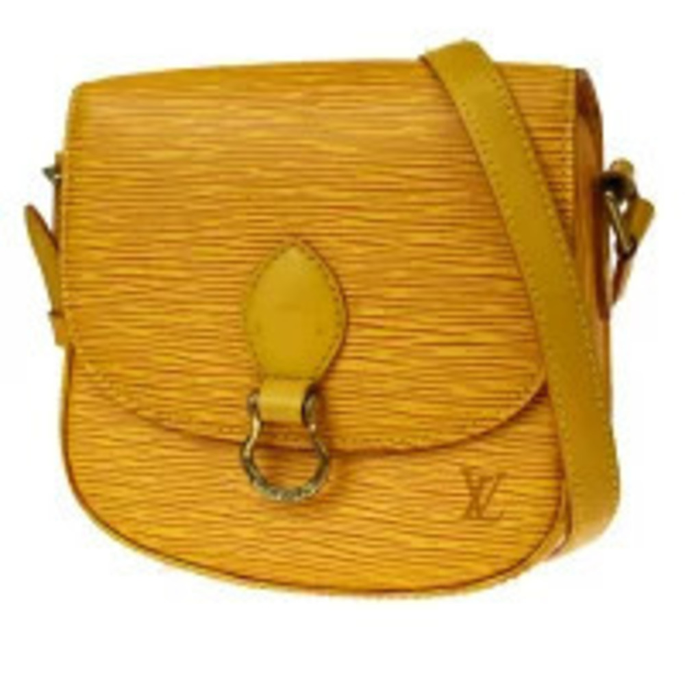 Louis Vuitton Saint Cloud Shoulder Bag Epi Tassili Yellow Leather